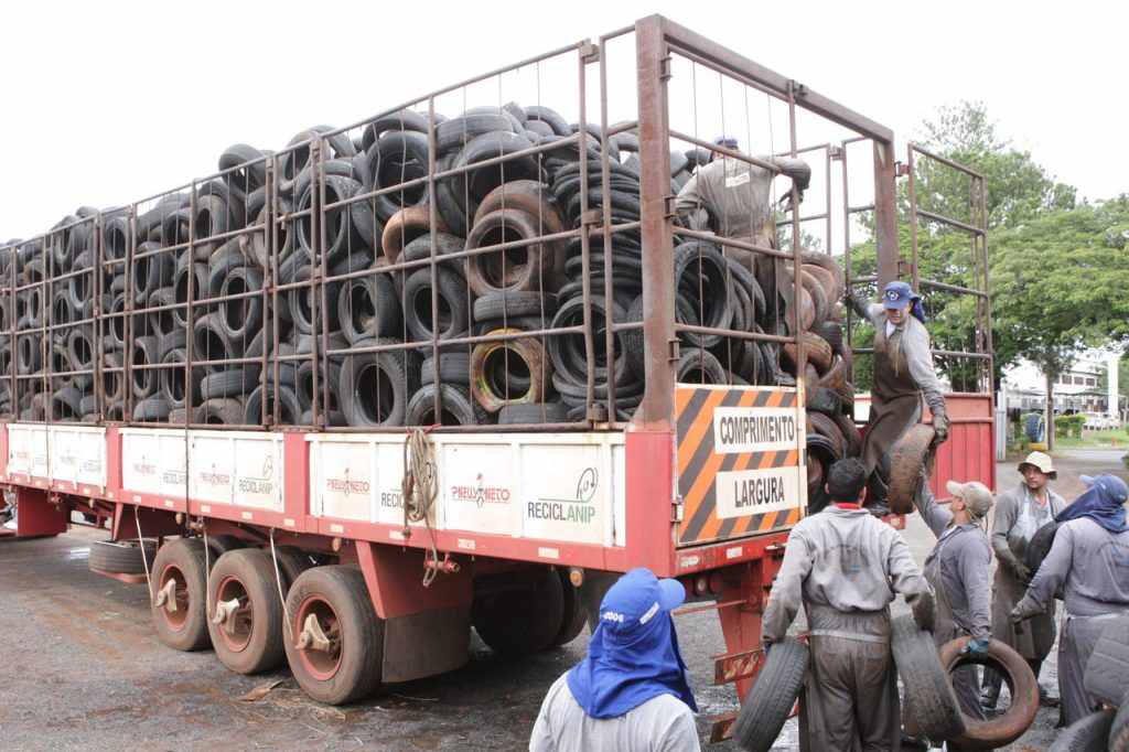 Centro de Controle de Zoonoses de Uberlândia passa a marca de 200 mil pneus recolhidos no ano