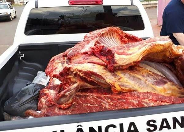 Vigilância apreende 4,6 ton. de carne sem procedência em Governador Valadares
