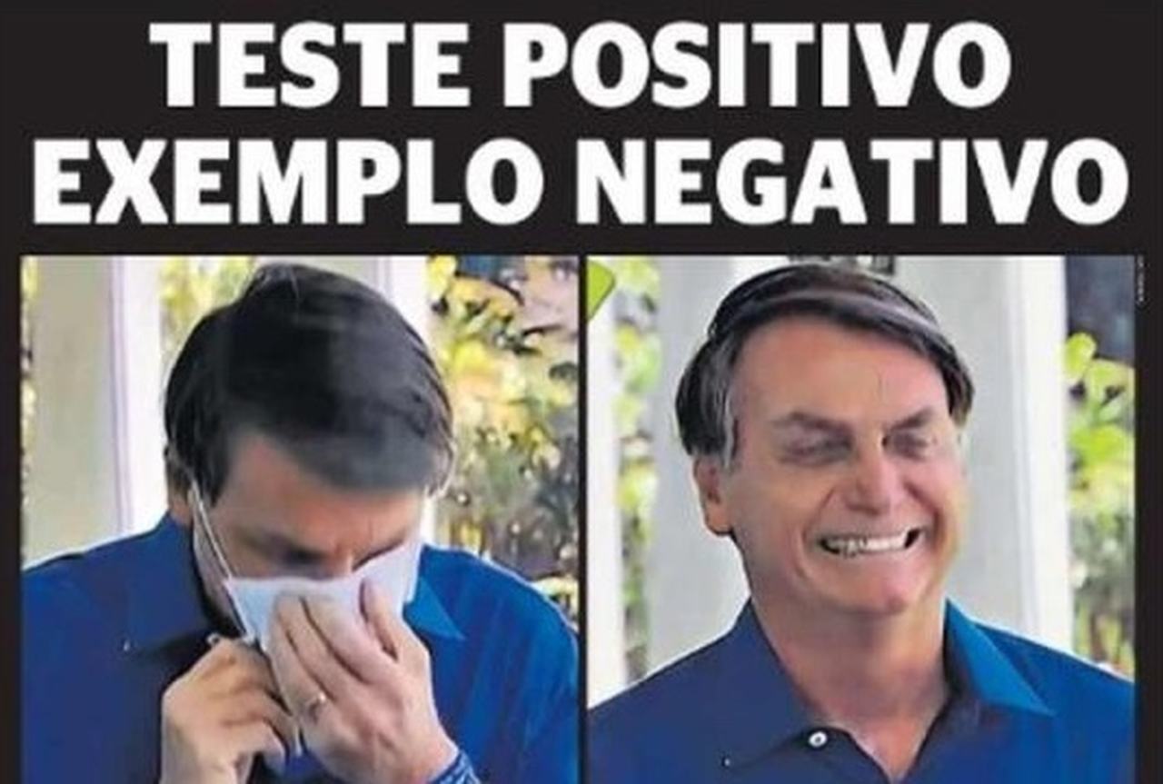 Capa dos jornais de hoje: Bolsonaro contaminado